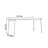 Alvida Walnut Solid Wood Dining Table-1311061804