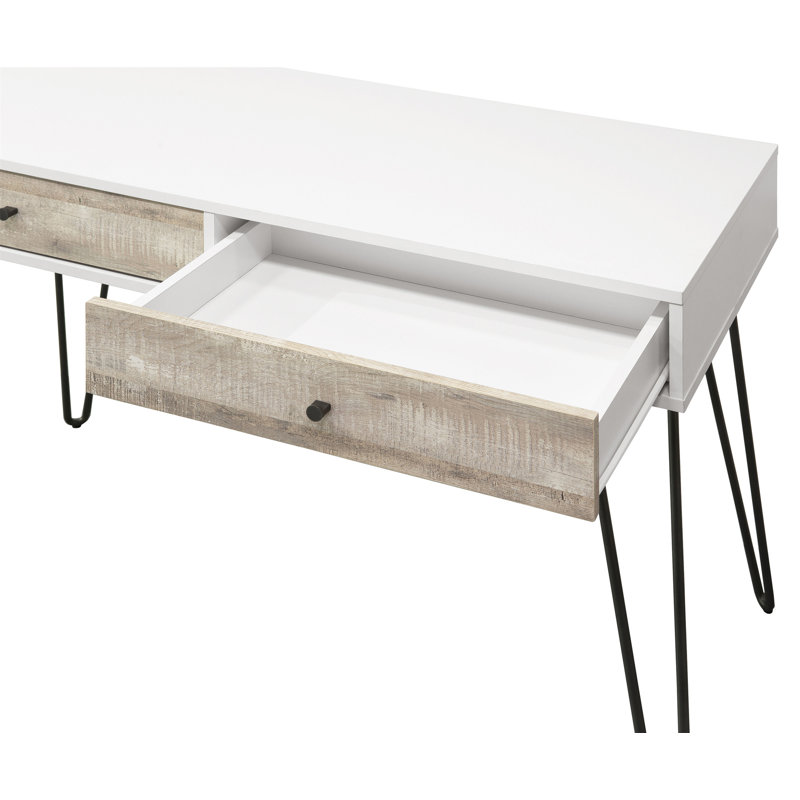 Bureau en chêne taupe (sans les chaises de bureau)