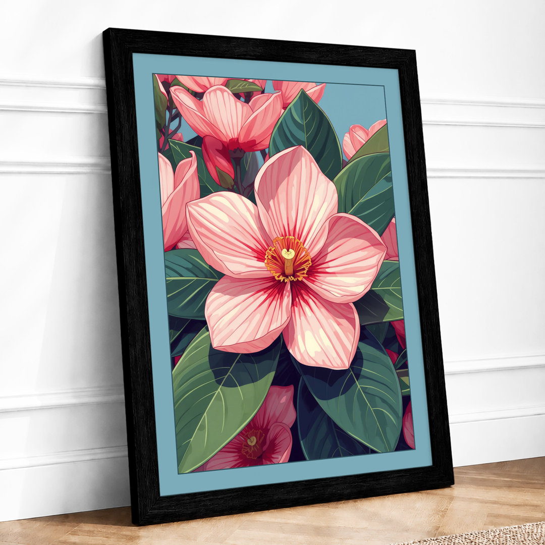 Blooming Petals Botanical - Framed Print