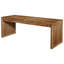 Wood Top Dining Table with Wood Base