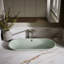 Iron Plains 33 In. Oval Drop-In / Undermount / Vessel Bathroom Sink-492942490