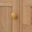 Meuble-lavabo avec lavabo en céramique, armoire de salle de bain autoportante, pieds en bois d'hévéa massif, portes et tiroirs à fermeture en douceur, grand espace de rangement (robinet non inclus)