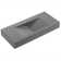 40 in. Wall-Mount or Countertop Bathroom Sink V-Shape Drain Solid Surface Material