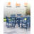 7 Pieces HDPE Outdoor Dining Set, Patio Dining Set With Umbrella Hole, All Weather Outdoor Dining Table Sets For 6, HDPE Patio Furniture Sets For Deck, Backyard, Lawn, And Poolside-867310049