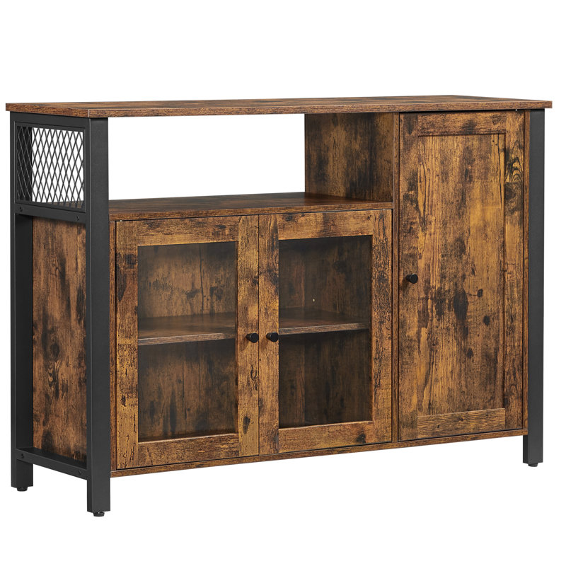 Joshi 110cm Sideboard, Rustic Brown