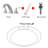 2-handle Bathroom Faucet with Drain Assembly-101924326
