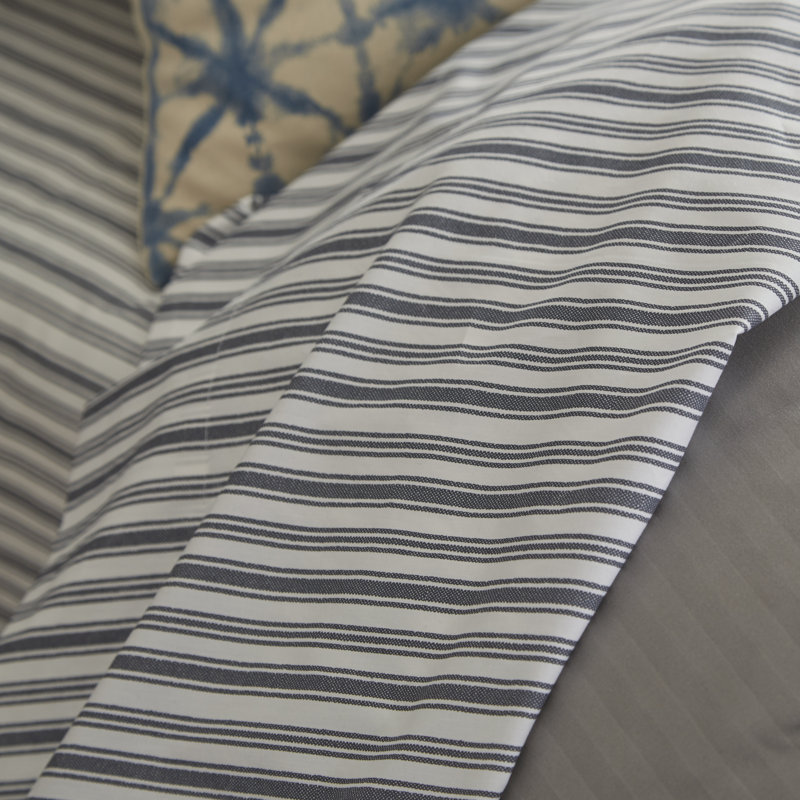 Ensemble de draps en percale de coton 200 fils Bradford, Ensemble de draps pour grand lit avec 2 taies d'or