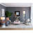 Two Tiered Vertical Shelving Stand with Light