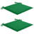 Latitude Run® 3 Piece Folding Patio Dining Set With Cushion Solid Teak Wood