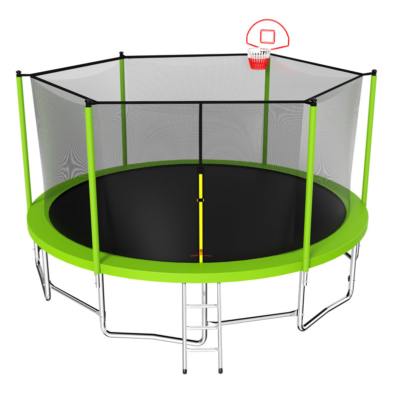 Structure de base trampoline spacieuse, coussin de sécurité pour enfant