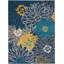 Tapis bleu / jaune Lahoma-352079797