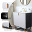 Ensemble de meuble-lavabo simple blanc 36 po-173521684