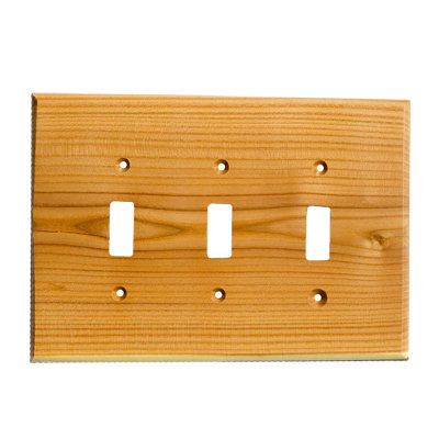 Traditional 3-Gang Toggle Light Switch Wall Plate