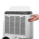 BLACK+DECKER 10,000 BTU Portable Air Conditioner with Remote Control, White