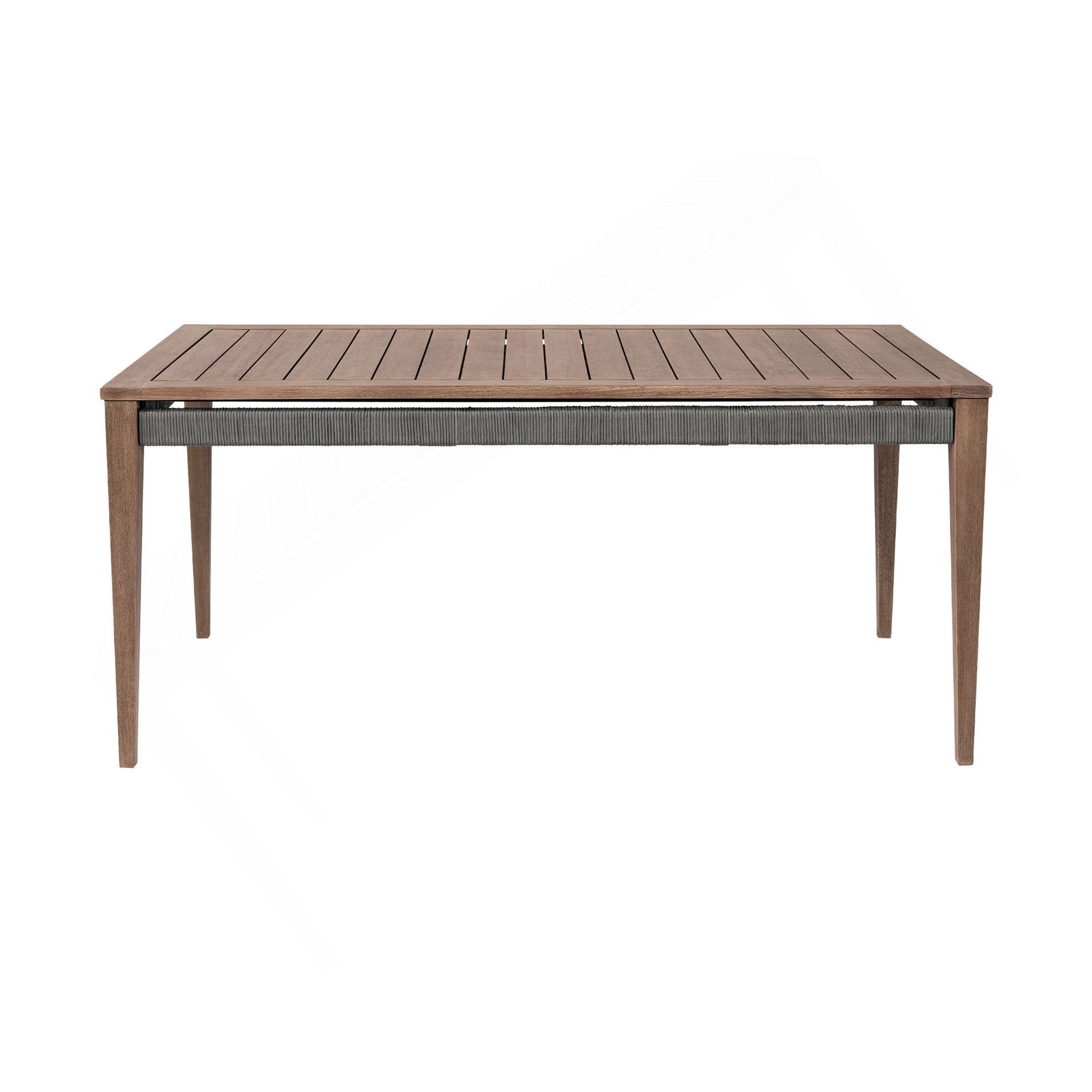 Outside Orbit Latitude Run® Orbit Outdoor Patio Dining Table In Weathered Eucalyptus ...