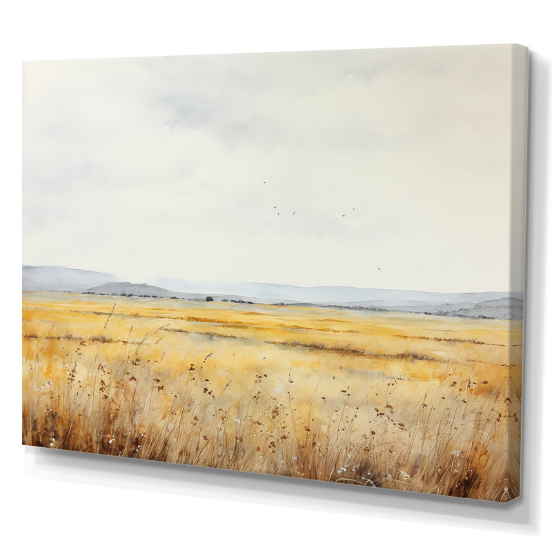 Tranquil Meadow Moments sur toile, Toile tendue, H 30 po x l 40 po x P 1,5 po