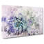 Lilac & Blue Chrysanthemum In Abstract - Wrapped Canvas-55307939