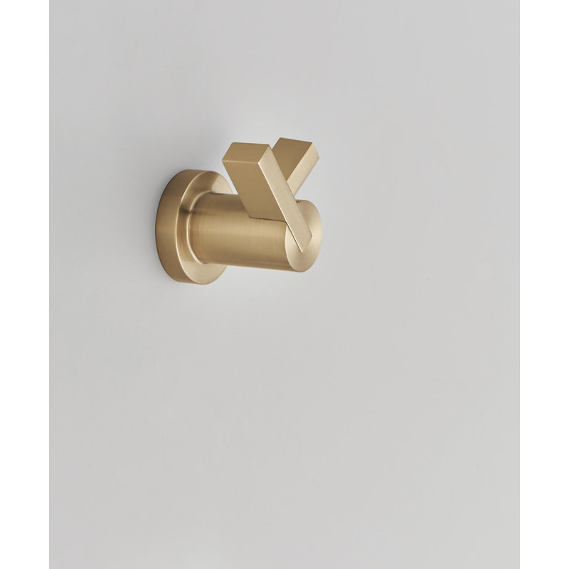 Litze® Double Robe Hook, Luxe Gold