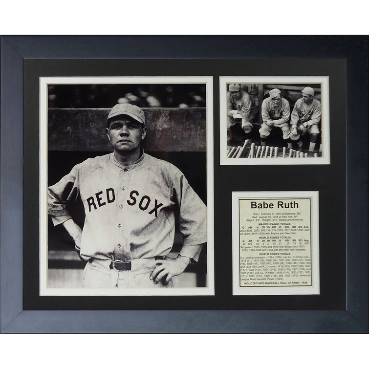  Legends Never Die Babe Ruth Swing Framed Photo