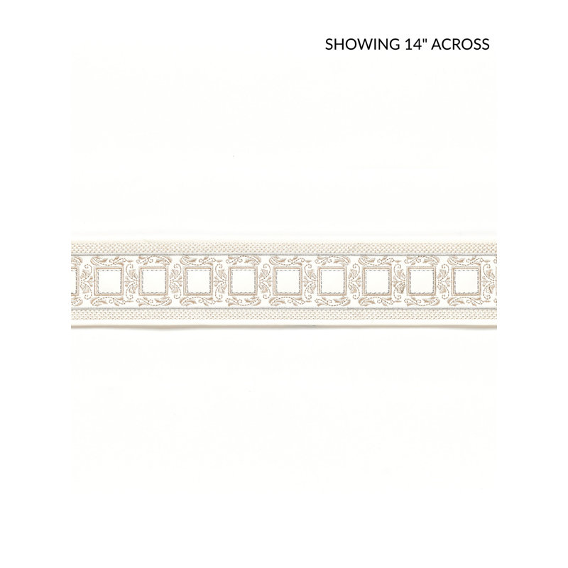 ARCHDUKE EMBROIDERED TAPE, Ivory