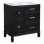 Meuble-lavabo 30 po avec lavabo en céramique-83802159