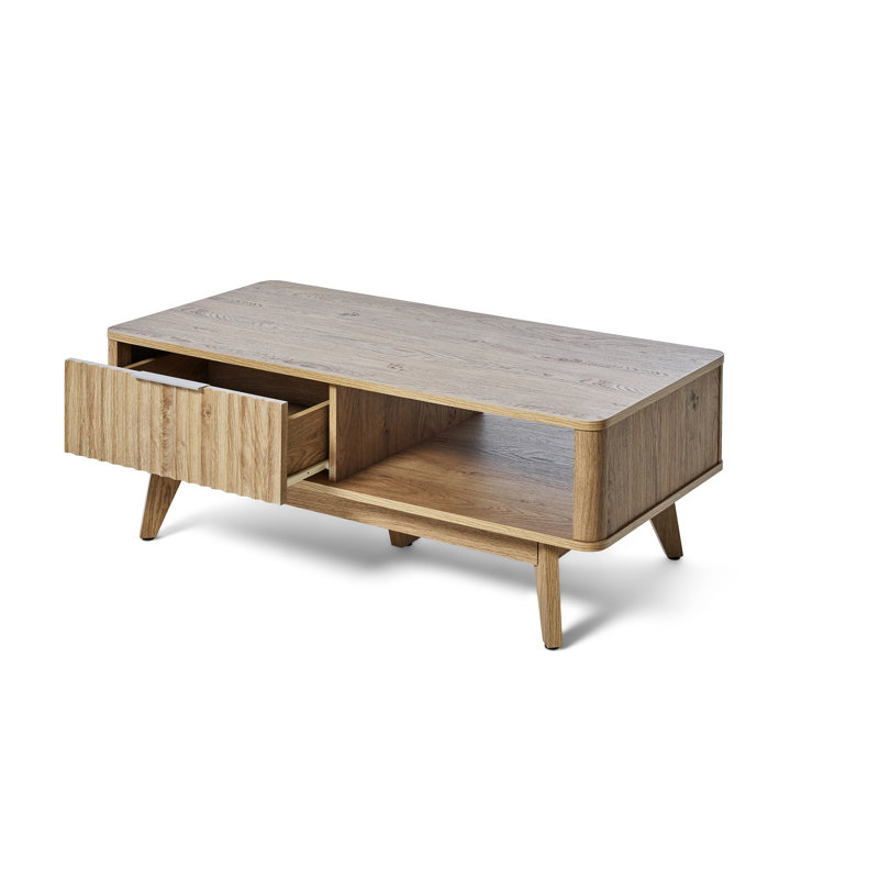 Cearlait Single Coffee Table, Brown