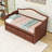 Twin Wood Daybed with Twin Trundle and 2 Storage Drawers-113138447