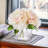 Silk Peony Arrangement in Vase-1638059415
