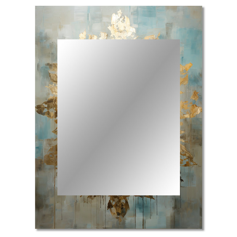 Zen Meditation Position I - miroir mural décoratif méditation, miroir traditionnel, art imprimé en métal, 40 po x 30 po