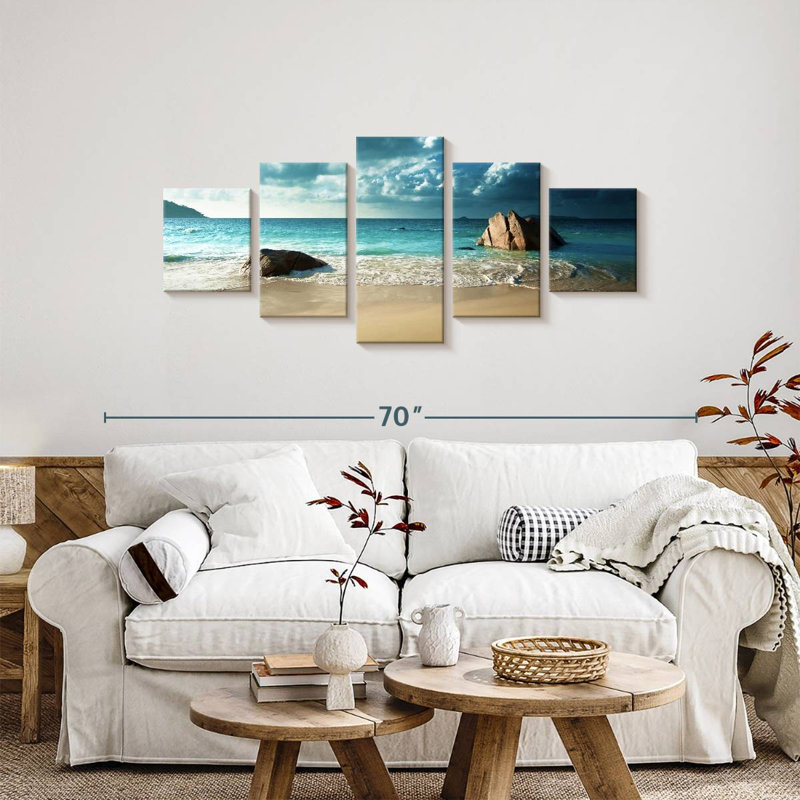 Anse Lazio Avajane, 24" H x 55" W