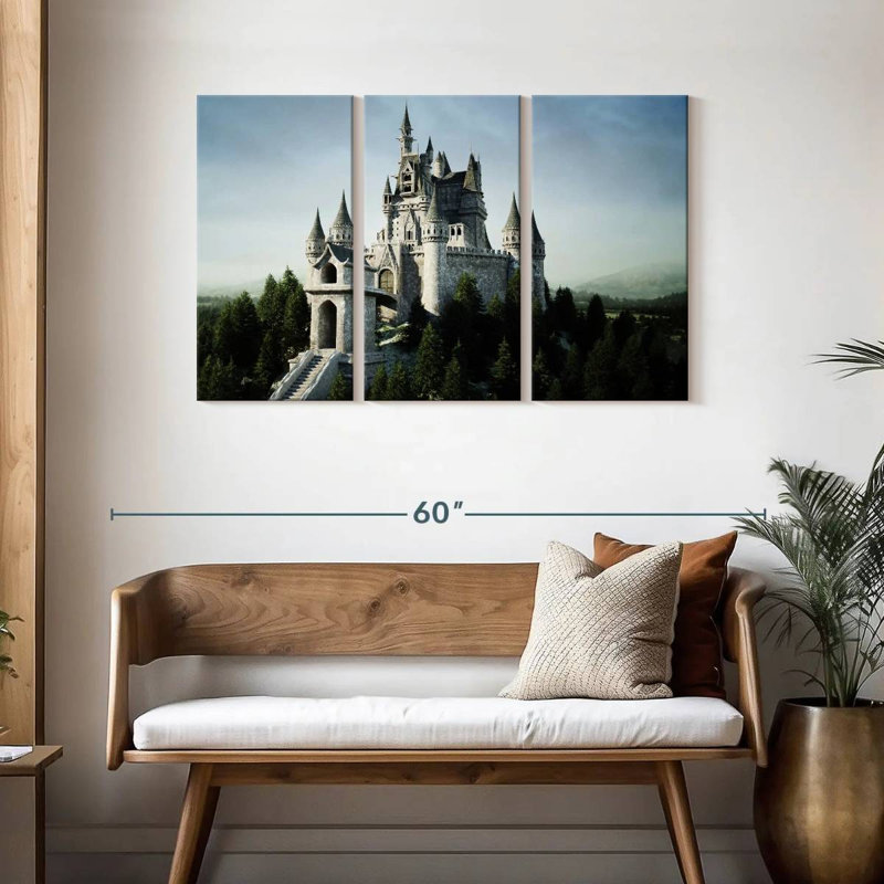 Château de conte de fées Lilie, H 28 po x l 45 po