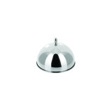 Palace Cloche with Knob for Underplate 5.28" - 12 Pieces - Stainless Steel