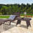 Hielm Rectangular Wicker Folding Outdoor Coffee Table , 23.5'' in. W 16'' in. D