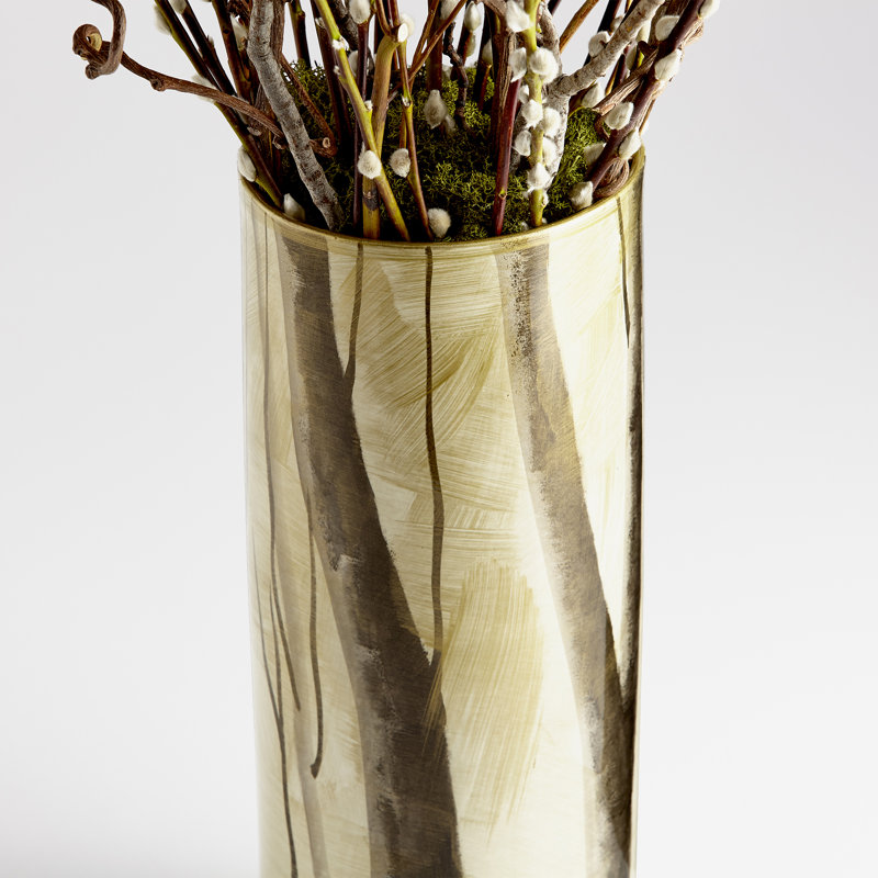 Beige Ceramic / Porcelain Table Vase