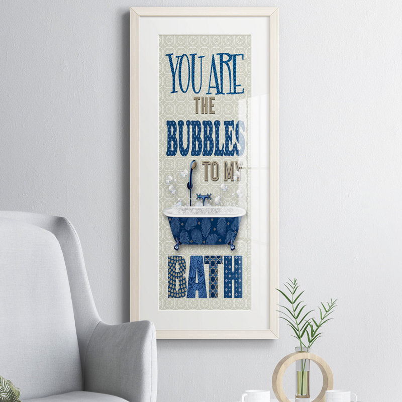 " Bubbles To My Bath ", White