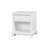 Wooden Nightstand With Bottom Open Shelf