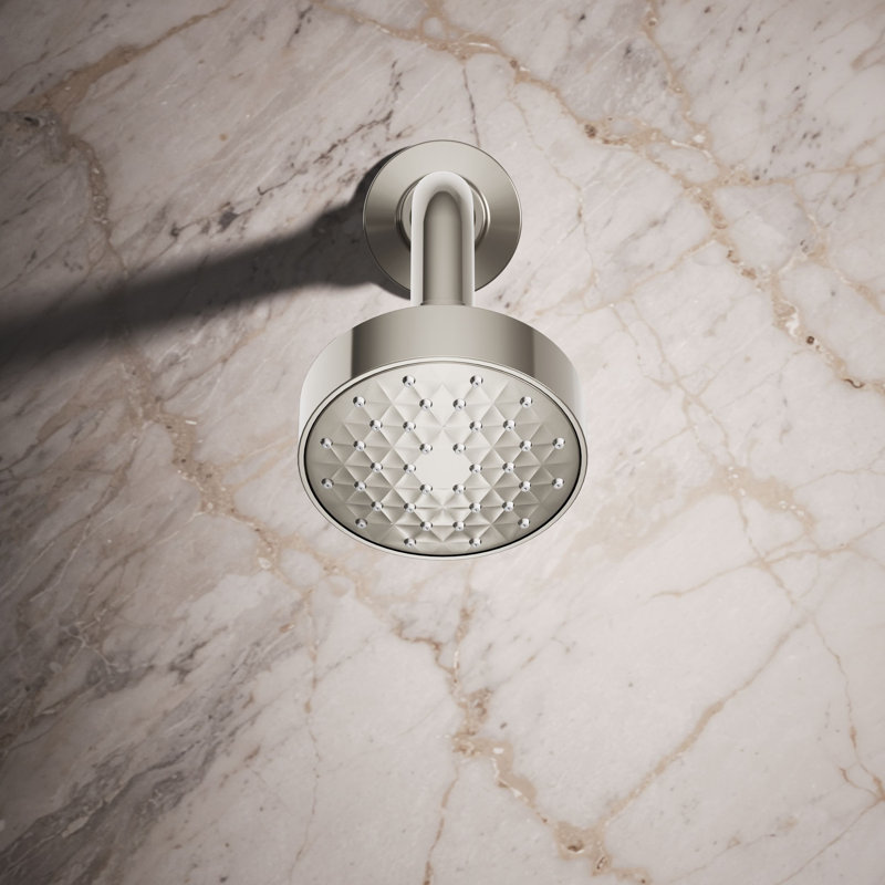 Awaken G90 Single-Function Full/Standard Fixed Shower Head, Vibrant Polished Nickel,  1.75 GPM