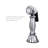 Whitehaus Bridge Faucet with Long Traditional Swivel Spout, Solid Side Spray-35954082-93457111