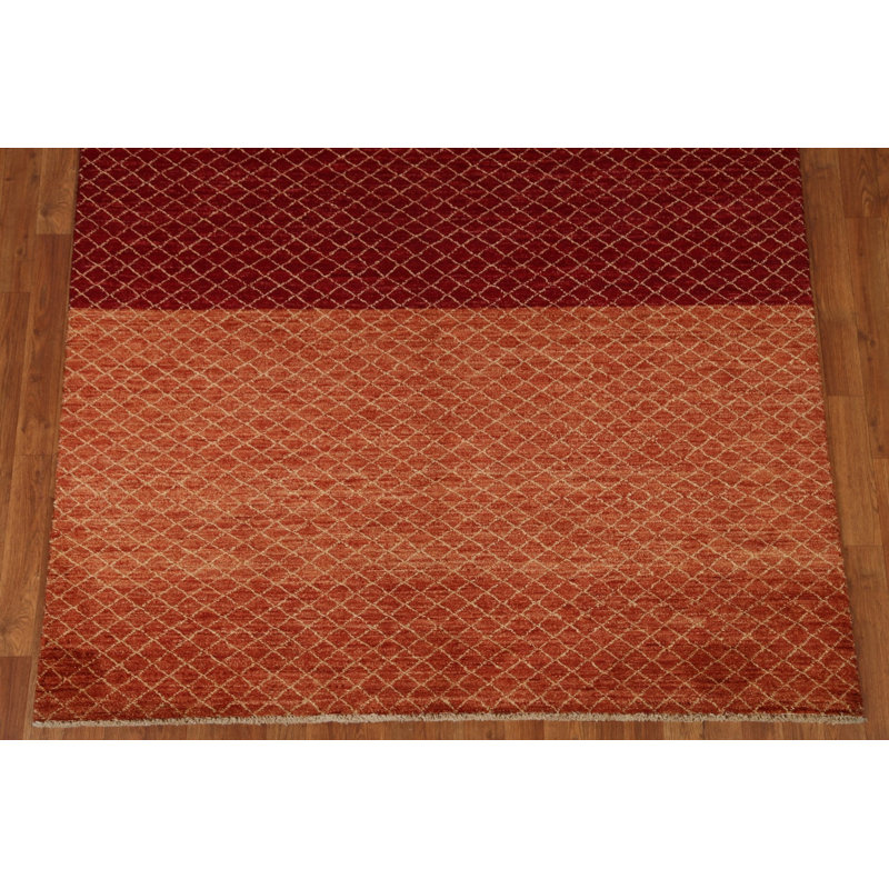 Tapis moderne teint à la main Gabbeh 6 x 8