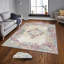 Tapis antibactérien 100% polyester 5,9 x 9,2 pi Luxurious Pois en feutre antidérapant en PVC, d'une hauteur de poils de 0,3 po | Lavable à la machine, impression numérique 3D, parfaite pour le décor du salon et de la chambre à coucher-300338917