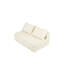 Canapé d'angle Cloud de 57 po, canapé-lit confortable pour salon moderne (tissu moelleux)