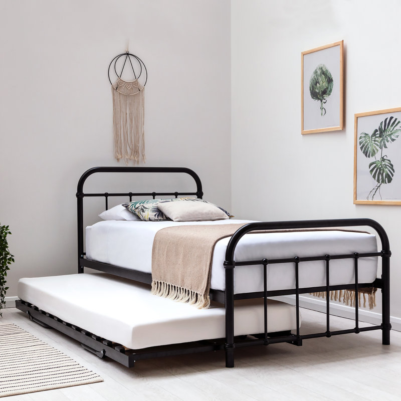 Clifftop Daybed, Black, 12cm Memory Foam/12cm Memory Foam, Yes