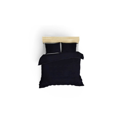 Momeyer Solid Colour Duvet Cover Set with Pillowcases