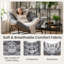 Chaise berçante d'extérieur Papasan avec coussin