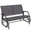 Outdoor Abadie Rocking Metal Bench-112146734