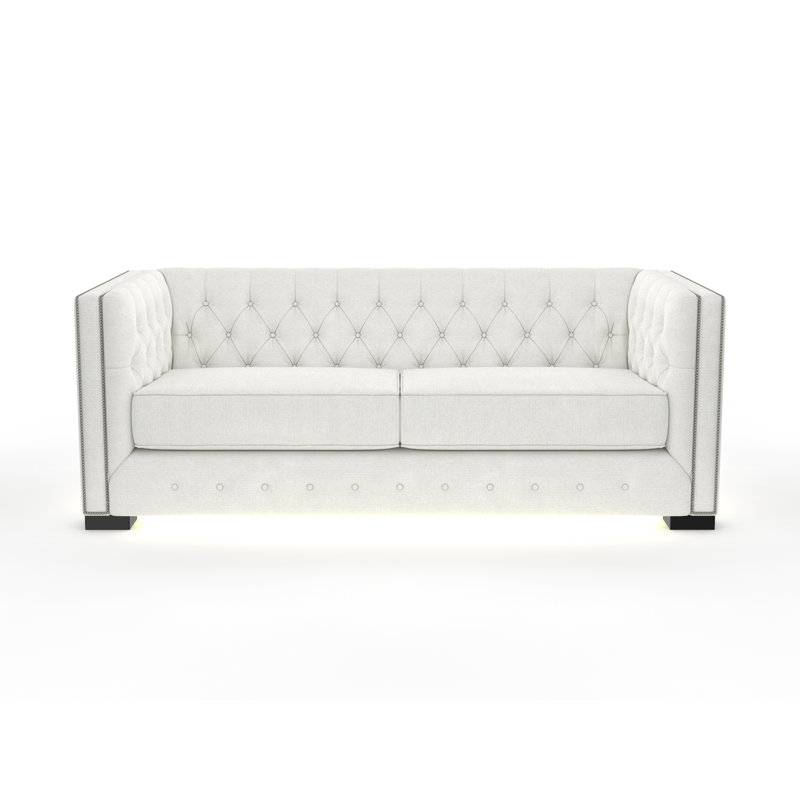 Estevez Upholstered 79'' Sofa, Off White Revolution®