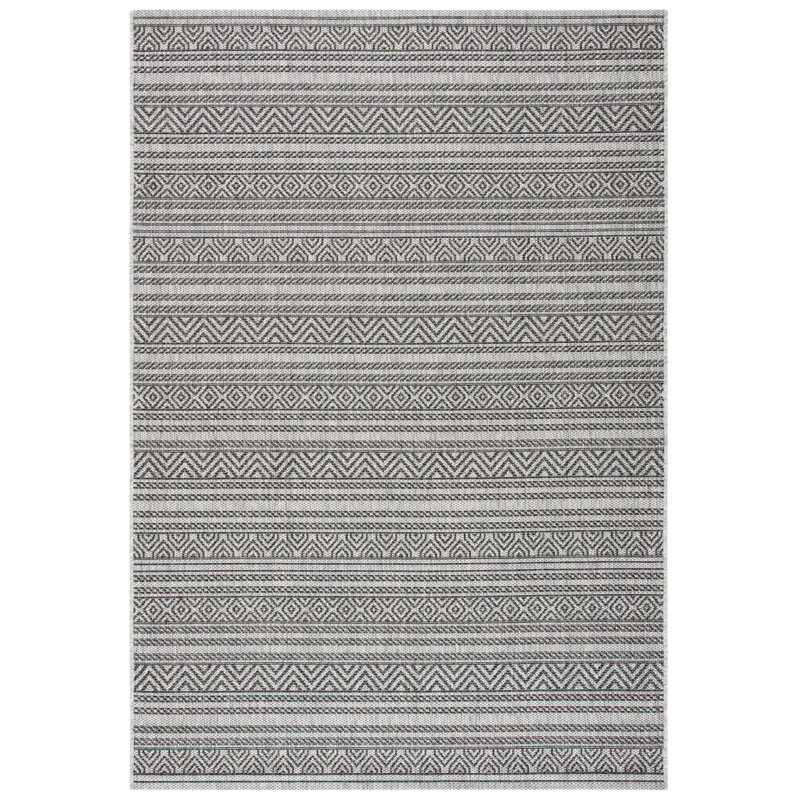 Tapis d'intérieur / extérieur à motif géométrique Sobus Performance, Rectangle 2 pi x 3 pi 7 po