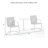 Passmore 3-piece Retro Outdoor Bistro Set-733696205