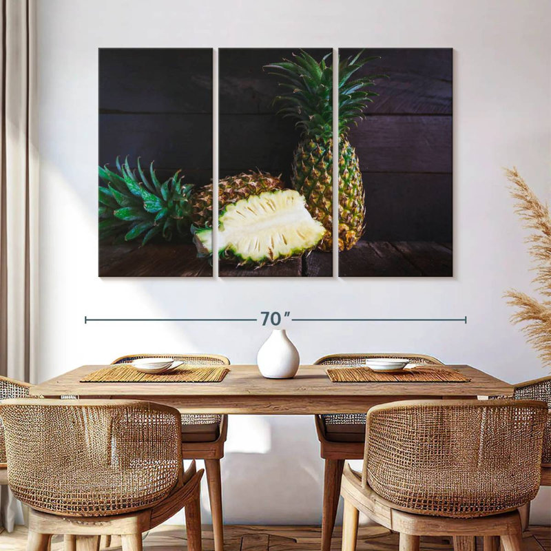 Yarlin Delicious Pineapple, 42" H x 65" W
