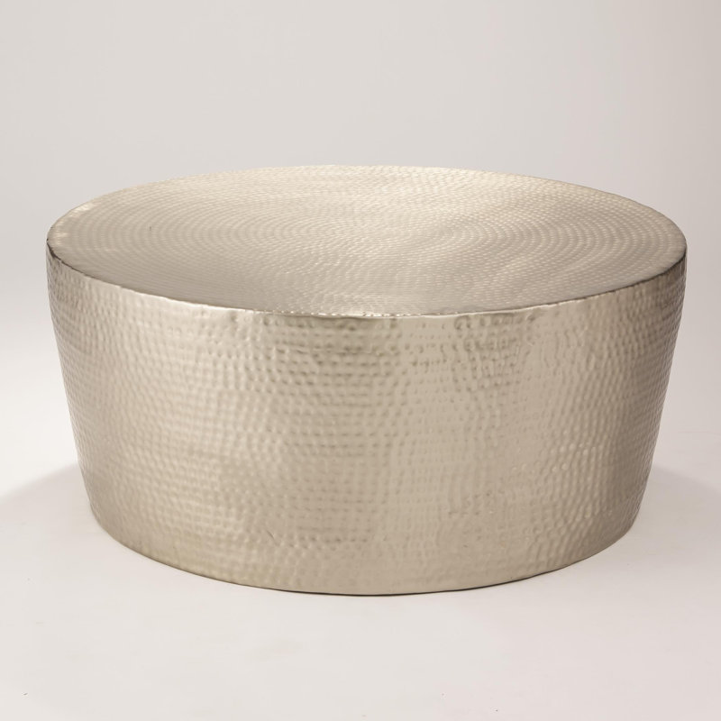 Table de cocktail Izmir, Nickel, H 15 po x L 35 po x l 35 po